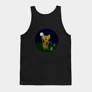 Zombie Cat Tank Top